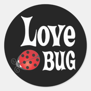 Love Bug - Ladybug Classic Round Sticker