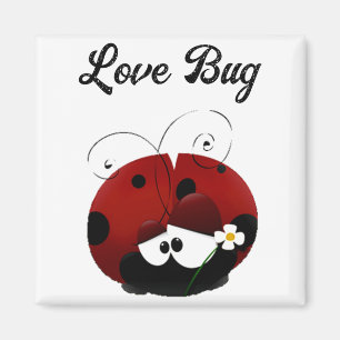 Love Bug Ladybug Cute Cartoon Valentine S Day T Sh Magnet