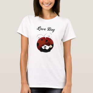 Love Bug Ladybug, Cute Cartoon Valentine’s Day T-Shirt