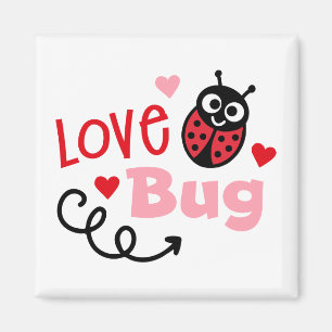 Love Bug Ladybug  Magnet