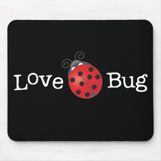 Love Bug - Ladybug Mouse Mat (Front)