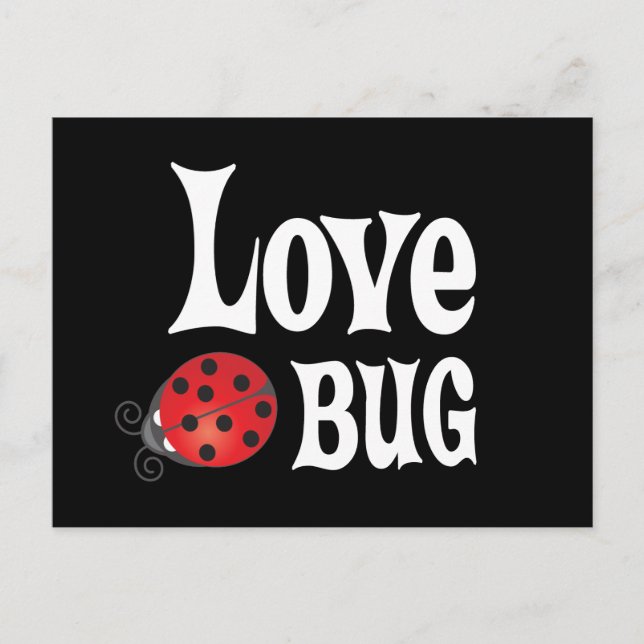 Love Bug - Ladybug Postcard (Front)