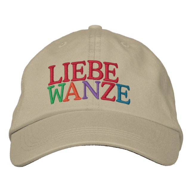 Love Bug - Liebe Wanze Embroidered Hat (Front)