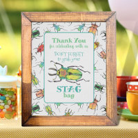 Love Bug Party Favour Thank You