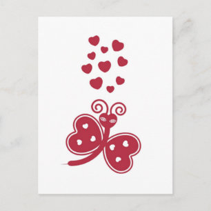 Love Bug Valentine Postcard © 2012 M. Martz