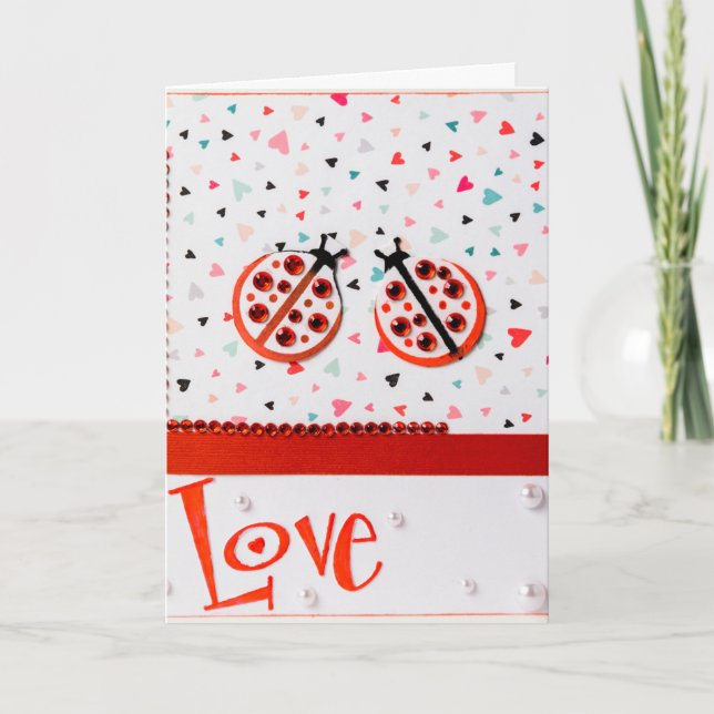 Love Bug Valentine's Day Card (Front)