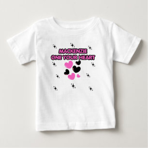 LOVE BUG, WHITE 1ST BIRTHDAY PARTY BABY T-Shirt