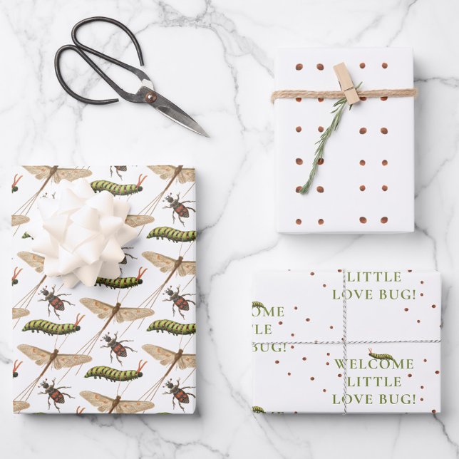 Love Bug Wrapping Paper Sheet (Creator Uploaded)