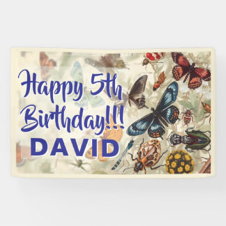 Love Bugs Birthday Party Insects Theme Banner