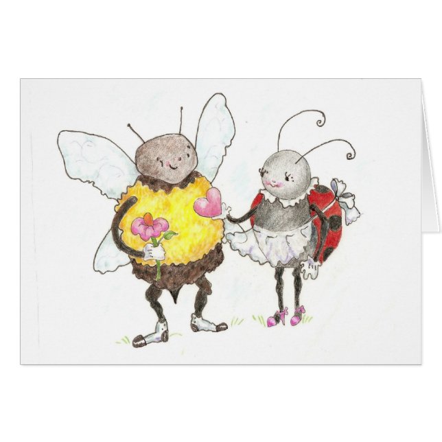 love bugs card (Front Horizontal)