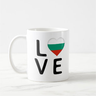 Love - Bulgaria Flag Coffee Mug
