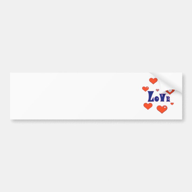 Love Bumper Sticker (Front)