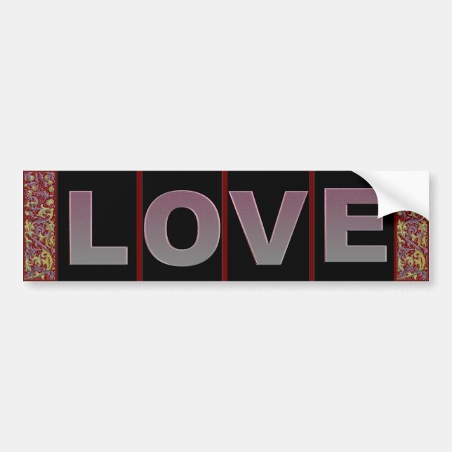 Love Bumpersticker Bumper Sticker (Front)