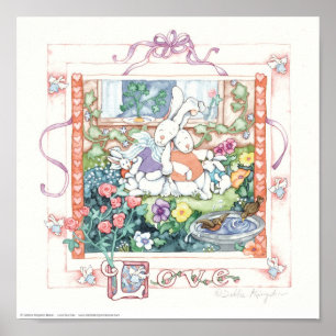 Love Bunnies Poster