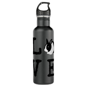Love Bunny Animal Dutch Rabbit 710 Ml Water Bottle