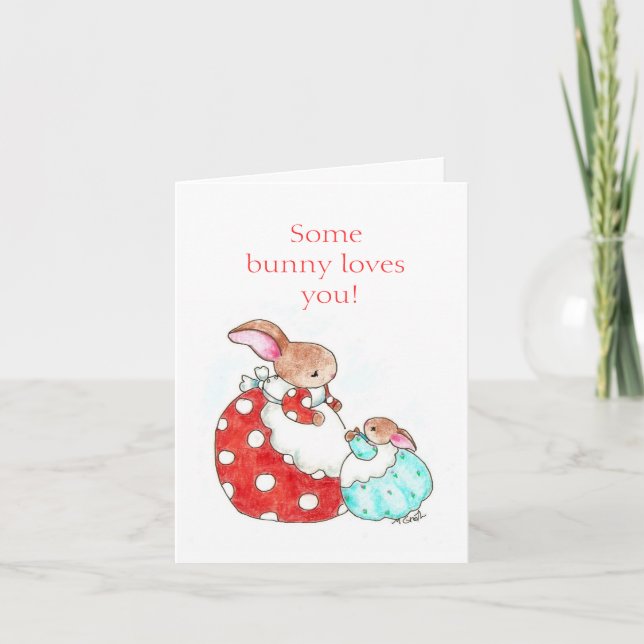 Love Bunny Card (Front)