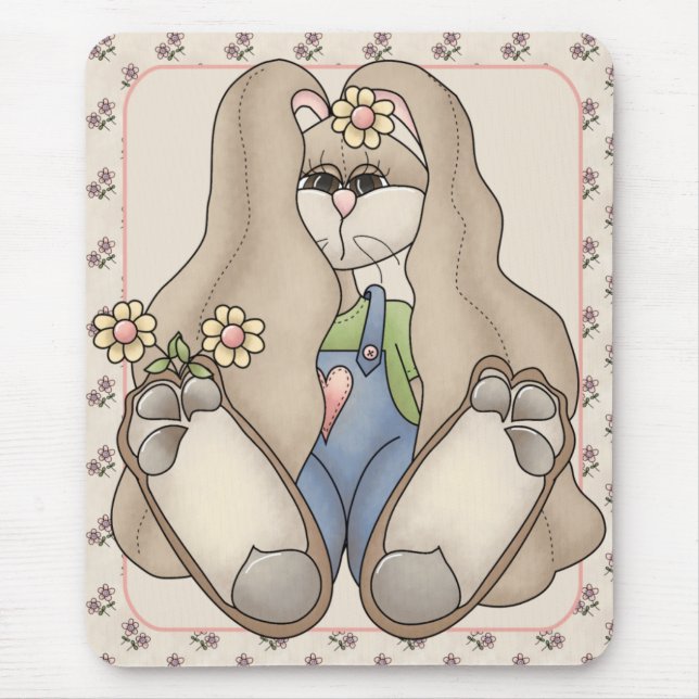 Love Bunny Mousepad (Front)