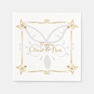 Love butterflies napkin