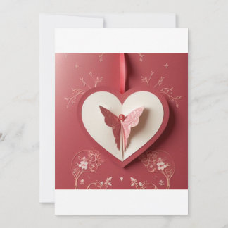 Love butterfly invitation