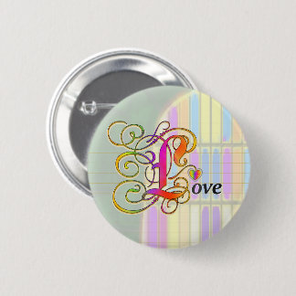 Love Button with Stained Glass Window