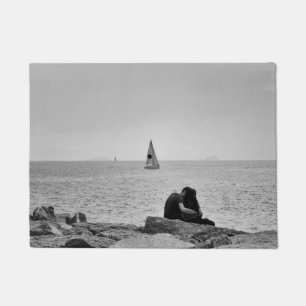 Love by sea doormat