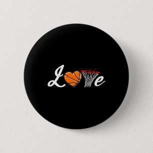 Love Bysketbyll Fan Player Coach Byller Men Women 6 Cm Round Badge