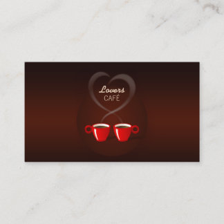 Love Cafe Coffee Shop business card