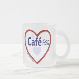 Love Café Con Leche - Frosted Mug