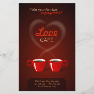 Love Cafe flyer