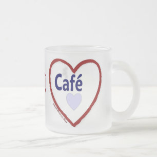 Love Café - Frosted Mug
