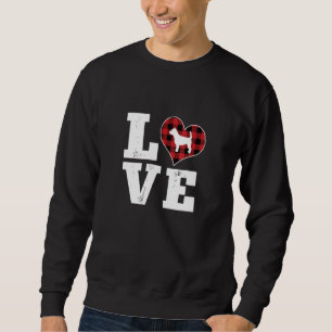 Love Cairn Terrier Dog Lover Gifts Dog Owner Valen Sweatshirt