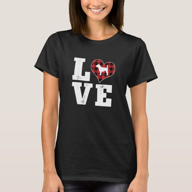 Love Cairn Terrier Dog Lover Gifts Dog Owner Valen T-Shirt (Front)