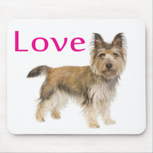 Love Cairn Terrier Puppy Dog Mousepad