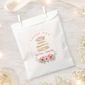 Love Cakes Floral Favour Bags