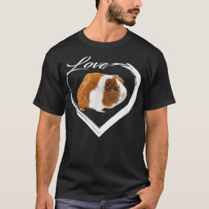 Love Calico Guinea Pig Lover  T-Shirt