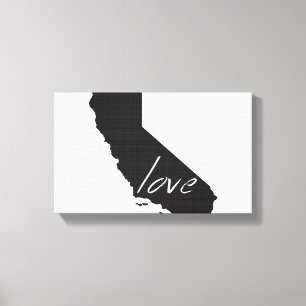 Love California Canvas Print