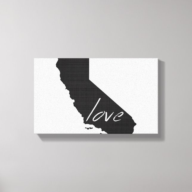 Love California Canvas Print (Front)