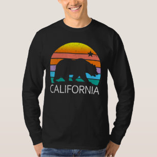 Love California Retro Vintage Cali Pride Bear Suns T-Shirt