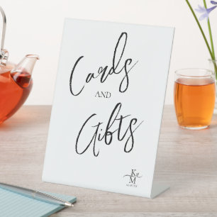 Love Calligraphy Cards & Gifts Heart Black ID940 Pedestal Sign