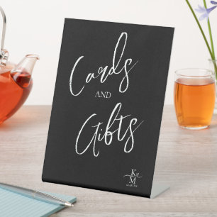 Love Calligraphy Cards & Gifts Heart White ID940 Pedestal Sign
