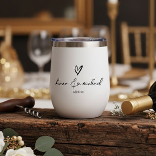 Love Calligraphy Heart Black B&W ID940