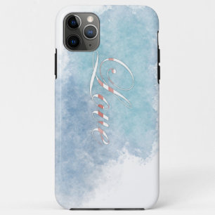 Love Calligraphy Watercolor Paint Art Artistic iPhone 11 Pro Max Case