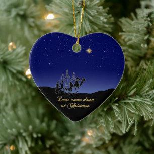 Love came down at Christmas Ornament