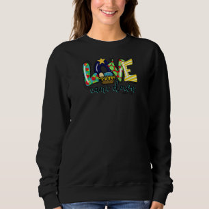 Love Came Down Luke 211 Baby Jesus Christmas Famil Sweatshirt