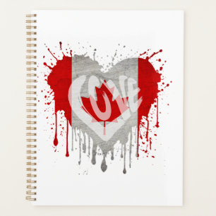 Love Canada Flag Planner