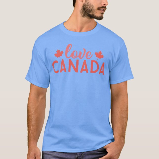 love Canada funny T-Shirt (Front)