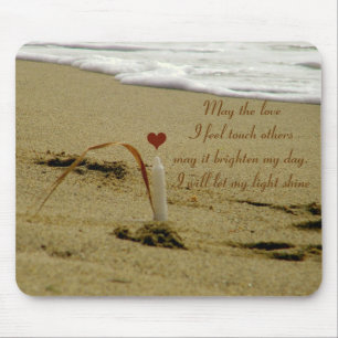 Love Candle_ Mouse Mat
