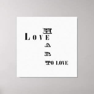 Love Canvas Print