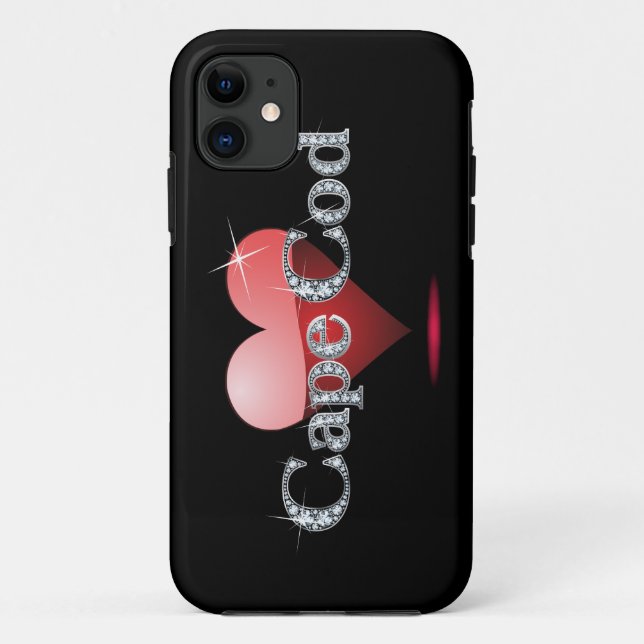 Love Cape Cod "Diamond Bling" Case-Mate iPhone Case (Back)
