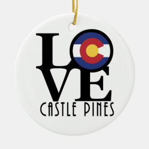 LOVE Castle Pines Ceramic Tree Decoration